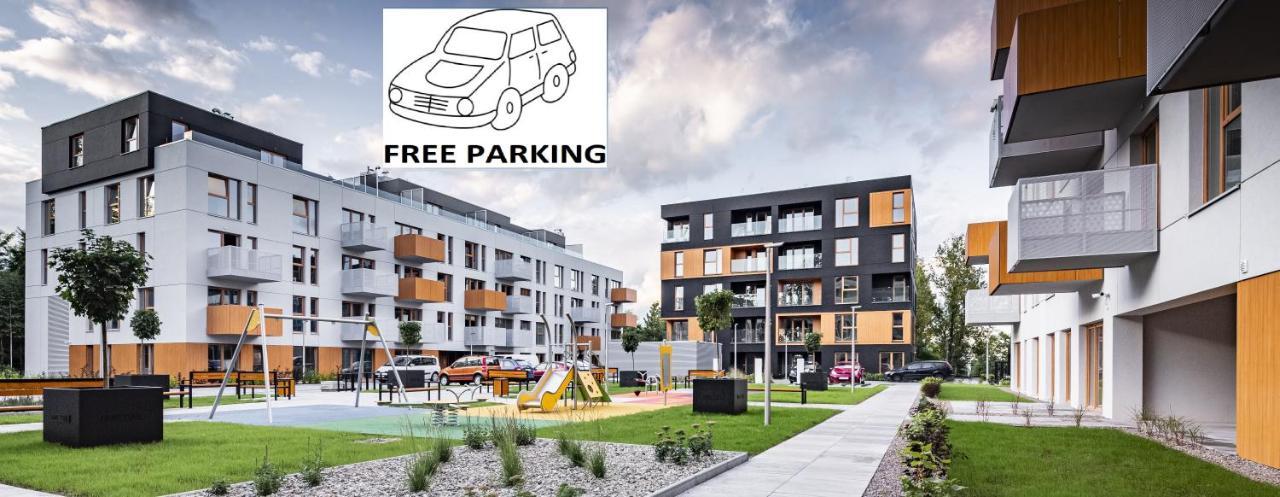 Apartamenty Ceglana Park -Parking W Hali Garazowej- Piekne Nowe Osiedle Katowice Exterior foto